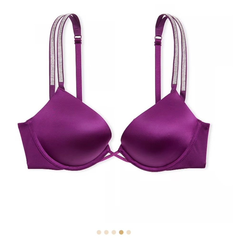 NWT Victoria Secret Bombshell Add-2-Cups Push-Up Bra 36C Grape Soda